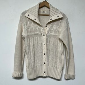 Vintage California Trends Creamy White Cardigan Sweater